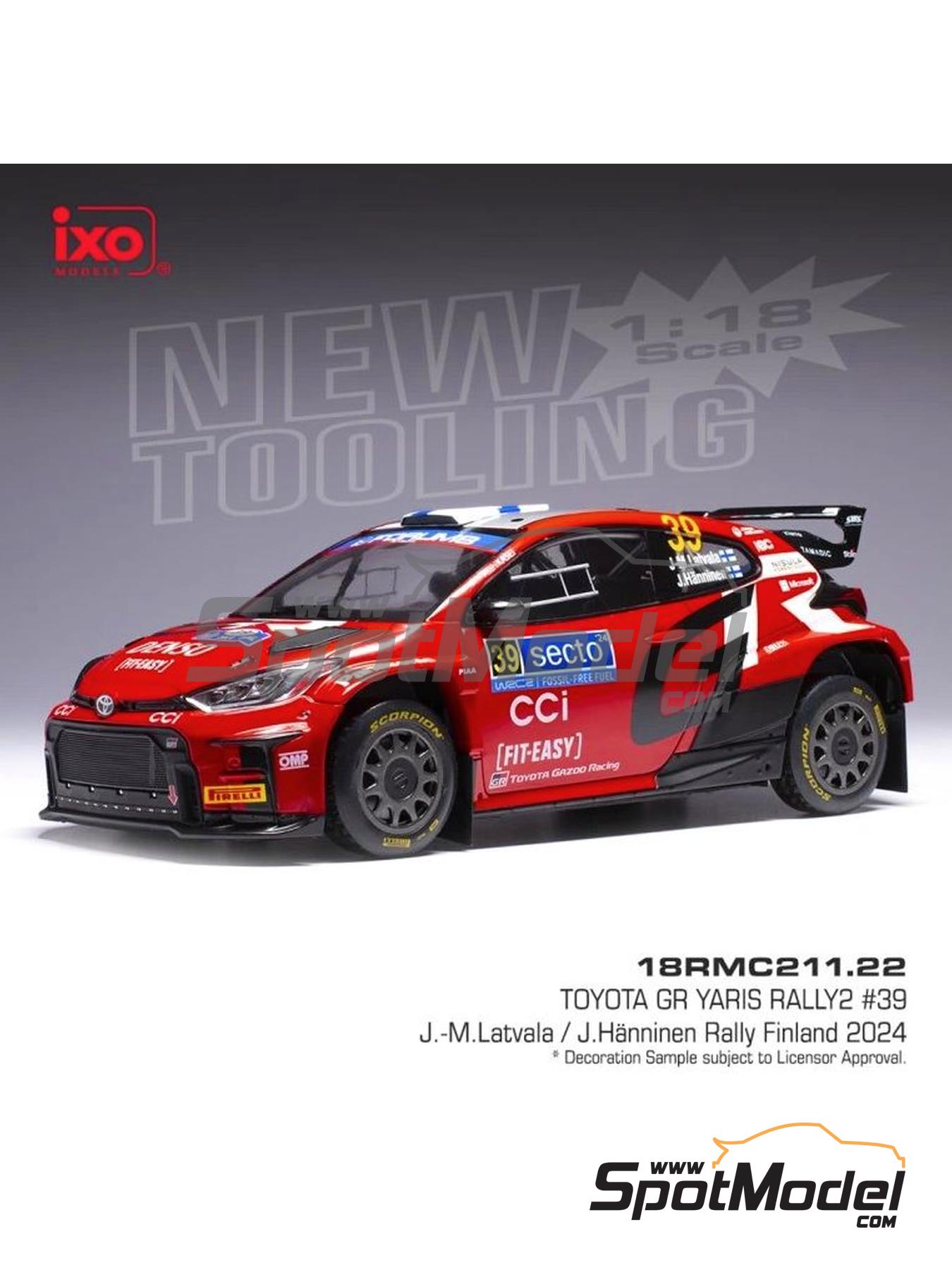 Ixo Models 18RMC211.22: Diecast model car 1/18 scale - Toyota GR